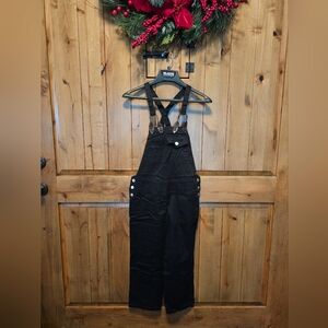 Vintage Black Overalls